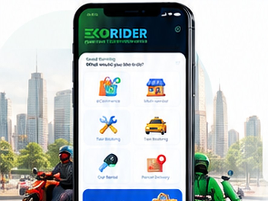 EkoRider app home screen